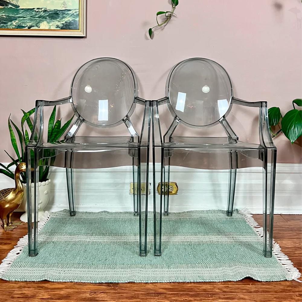 Chaise à accoudoirs en plastique Heavenly Collection pour salle à manger