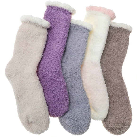 Calcetines Fuzzy Socks EBMORE Fleece Fluffy Cabin Plush Cálidos para mujer