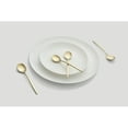 thumbnail image 2 of CAMBRIDGE Gaze Black & Champagne Demi Spoon, Set of 4, 0, TWO-TONE SATIN, 2 of 5