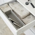 thumbnail image 4 of Household Essentials Narrow Organizer Tray 2 Pack, Slim Accessory Organizer, Sturdy with Soft Fabric, Stylish and Functional, Gray, 4 of 4