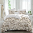 thumbnail image 2 of Vintage Spring Floral Bedding 3 Piece Duvet Cover Set Twin Size, Summer Botanical Farmhouse Soft Microfiber Comforter Cover with Zipper Closure & Pillowcases, Wrinkle & FadeResistant Quilt Cover, 2 of 9