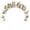 Gold, variant on Gold Retro Gold Leaf Headband Roman Goddess Boho Bride Wedding Crown Hair Hoop