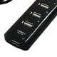thumbnail image 3 of Hub USB 2.0 de 4 puertos con cable de 1.6 pies para PC Flash Drive Mobile HDD (negro), 3 of 3