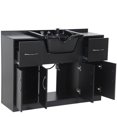 thumbnail image 3 of "LINCOLN" Salon Beauty Equipment Shampoo Storage w/ Bowl - SU-81BLK, 3 of 6