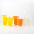 thumbnail image 6 of Muka 50 Pcs 8.5 OZ Reusable Spouted Drink Bags, Spout Drink Pouches w/funnel, 0.34" Spout, 6 of 7