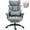 Grey-PU, variant on Goosea Big & Tall Office Chair - PU High Back Gaming/Executive Desk Chair with Pocket Spring Cushion, Adjustable Armrests, Lumbar Support & Footrest，Grey