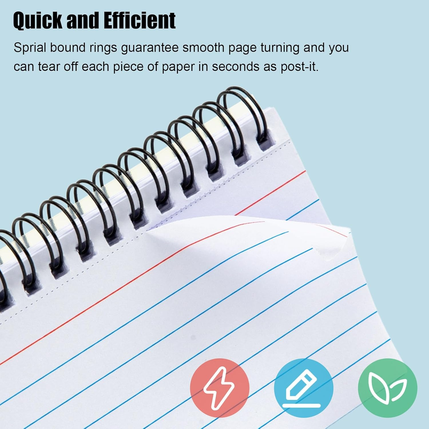 4 Pack Index Cards Topboutique Flash Cards with Waterproof Covers Helical Bound Revision Cards Lined Notecards Ruled Flashcards Note Taking Paper for Learning,White,3*5 in,Total 200 Sheets