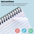 thumbnail image 4 of 4 Pack Index Cards Topboutique Flash Cards with Waterproof Covers Helical Bound Revision Cards Lined Notecards Ruled Flashcards Note Taking Paper for Learning,White,3*5 in,Total 200 Sheets, 4 of 8