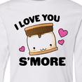 thumbnail image 4 of Inktastic Valentines Day I Love You S'more with Pink Hearts Long Sleeve Youth T-Shirt, 4 of 5