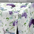 thumbnail image 4 of Floral Dog Crate Cover, Repetitive Lilac Tones Flowers Hydrangea Rose Print, Easy to Use Pet Kennel Cover Small Dogs Puppies Kittens, 7 Sizes, Plum Blue Violet, by Ambesonne, 4 of 6