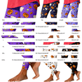 thumbnail image 3 of Leggings for Women Tummy Control High Waisted Soft Printed Halloween Athletic Workout Leggings Purple Vacation Outfits for Women M, 3 of 4