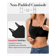 thumbnail image 5 of Charmo Women's Camisole Cotton Tank Top with Unpadded Shelf Bra Adjustable Wide Strap Basic Undershirt, 5 of 8