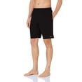 thumbnail image 1 of Nike Mens Solid Lap 9 Inch Volley Short Swim Trunk - Black White - L, 1 of 2