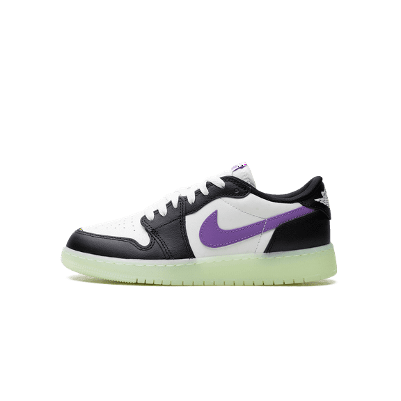 Jordan GRADE SCHOOL Air Jordan 1 Low "Black Raspberry" HF0410 001 from Stadium Goods