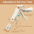 thumbnail image 6 of KORIMEFA Baby Potty Training Seat with Step Stool Ladder, Toddler Potty Toilet Seat with Anti-Slip Pads Ladder for Kids Boys Girls, 6 of 17