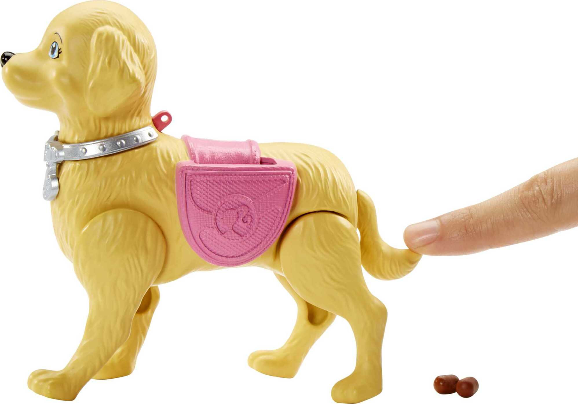 Barbie Walk & Potty Pup Set with Doll & Tail-Activated Pooping Puppy - image 5 of 8