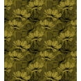 thumbnail image 3 of Floral Duvet Cover Set, Repeated Blooming Flowers in Earth Tones, Decorative 2 Piece Bedding Set with 1 Pillow Shams, Twin Size, Fawn Green Brown, by Ambesonne, 3 of 3