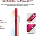 thumbnail image 5 of Liquid Silicone Case for iPhone 13 Mini (5.4''), [Scratch-Resistant, Anti-Fingerprint, Shockproof] Protective Slim Phone Case, 4-Layer Cover with Microfiber Lining, Silky-Soft Touch, Red, 5 of 14