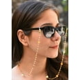 thumbnail image 2 of The Color Craft Convertible Mask Chain, Necklace, Eyeglass Chain Crystal Beads DISC for Women Mask Holder - 4012, 2 of 6