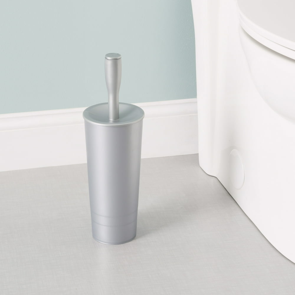 Plastic Toilet Brush Holder, Grey