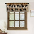 thumbnail image 2 of Rustic Deer Valance Curtains for Kitchen,Farmhouse Hunting Elk Country Camouflage Forest Woodland Wildlife Bear Elk Cabin Lodge Window Treatments for Bedroom Living Room 1 Piece,54x18 Inch, 2 of 4
