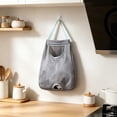 thumbnail image 5 of Soporte de pared para bolsas de plástico – Almacenamiento de bolsas de malla para bolsas de cocina, de la compra y de basura – Organizador que ahorra espacio con carga superior y extracción inferior., 5 of 5