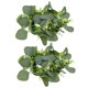 thumbnail image 2 of FELTECHELECTR 2 guirnaldas artificiales con velas decorativas, mini guirnaldas de eucalipto artificial., 2 of 6