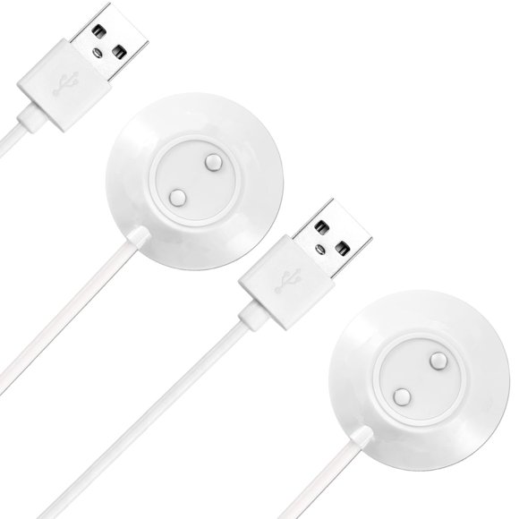 Densleonis Rose Cargador, Estación Base de Repuesto de Rose, Cargador de Cable USB magnético de Carga rápida para Rose - Paquete de 2, 2.5 pies