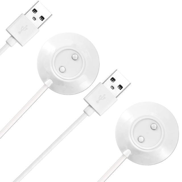 Densleonis Rose Cargador, Estación Base de Repuesto de Rose, Cargador de Cable USB magnético de Carga rápida para Rose - Paquete de 2, 2.5 pies