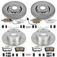 thumbnail image 3 of PowerStop Front and Rear Z26 Street Warrior Carbon-Fiber Ceramic Brake Pad and Drilled and Slotted Rotor Kit Fits: AUDI Select Models K637-26, 3 of 9