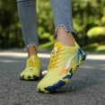 thumbnail image 2 of Rokment Women's Men's Barefoot Hiking Climbing Trekking Shoes Outdoor Sport Athletic Wide Toe Waterproof Non Slip Trail-Running Workout Fitness Exercise Trainners Yellow Size 11.5, 2 of 6