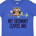 thumbnail image 4 of Inktastic Grammy Loves Me Grandchild Owl Girls Toddler T-Shirt, 4 of 5