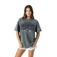 thumbnail image 3 of Women's Gameday Couture Gray Baltimore Ravens Peak Performance Oversized Snow Wash T-Shirt, 3 of 6