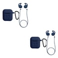 thumbnail image 1 of jesticaly Silicone Wireless for True Wireless Earphone Cover Box Charging Case dark blue 2Set, 1 of 6