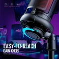 thumbnail image 5 of MRSXXNTY Gaming PC USB Microphone, Podcast Condenser Mic with Boom Arm, Pop Filter, Mute Button for Streaming, Twitch, Online Chat, RGB Computer Mic for PS4/5 PC Gamer Youtuber-AmpliGame A6T, 5 of 8