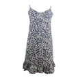 thumbnail image 2 of DYMADE Womens Summer Strappy Sleeve Ruffle Mini Dress Floral Vacation Sundress, 2 of 5