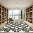 thumbnail image 2 of ODIKA 8'x10' Machine Washable Non-Slip Area Rug, Geometric Greige High Traffic Rug, Beige, 972327, 2 of 7