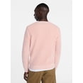 thumbnail image 3 of George Men's and Big Men's Cotton Slub Sweater with Long Sleeves, Sizes S-3XL, 3 of 5