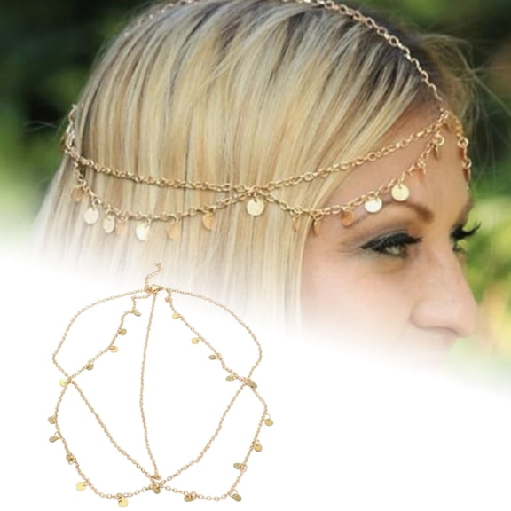 The Sequined Layer Forehead Chain Hair And The Glittering Create An Elegant Layering Experience Inspirational Bracelets Leather Bracelets Wolf Bracelet Mens Bracelet Western Bracelets for Women