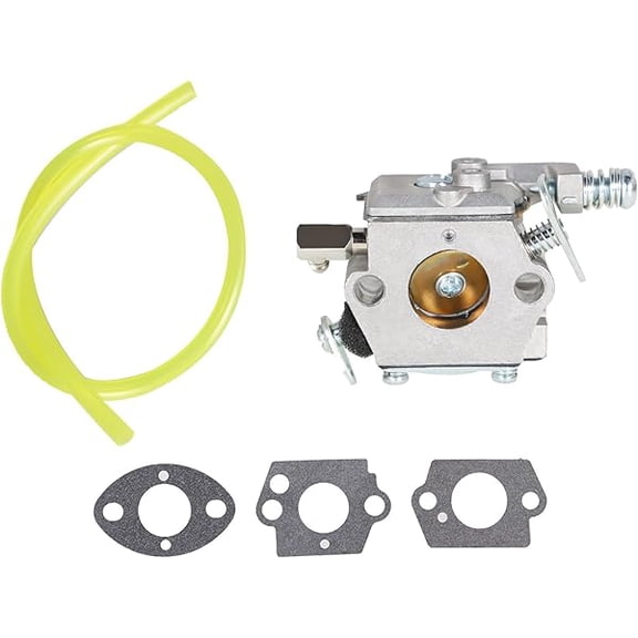 Carburetor Kit with Gasket, Fuel Line & Fuel Filter Replacement 640347 640347A for TC200 TC300 TM049XA Engines, Stable Idle & Fuel Flow