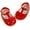 Aa0 Red, variant on Baby Girls Mary Jane Flats with Bownot Non Slip Soft Sole PU Leather Newborn Infant Toddler First Walker Cirb Party Christmas Dress Shoes