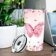 thumbnail image 4 of Butterfly Gifts for Women Butterfly Tumbler Stainless Steel 20oz Coffee Travel Cup Gifts for Woman Girls Friend Spirit Animal Lovers Birthday Christmas, 4 of 6