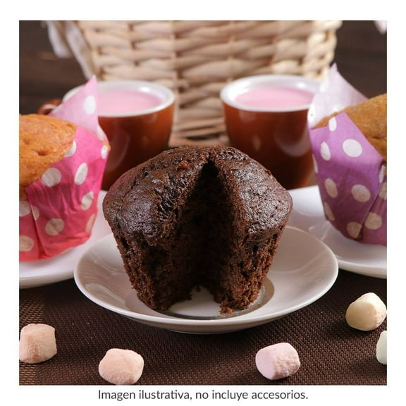 Muffin de blueberry, chocolate, marmoleado o fresa a elegir 1 pza