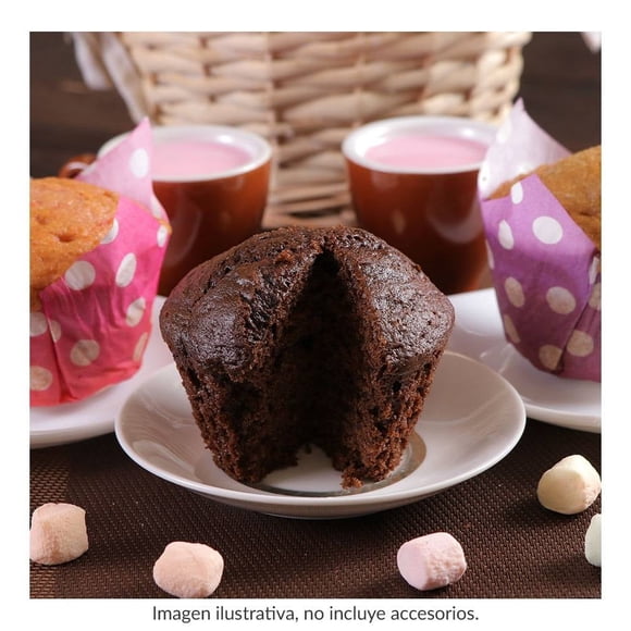 Muffin de blueberry, chocolate, marmoleado o fresa a elegir 1 pza