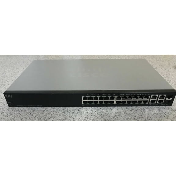 Restored Cisco SF300-24 SRW224G4-K9 24 Ports Managed Switch (Refurbished)