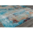 thumbnail image 2 of K2 Floor Style - DENALI Power Loom Turquoise / Spice Rug, 2 of 4