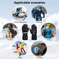 thumbnail image 6 of Savior Heat Rechargeable Motorcycle Gloves Battery Heated Winter Gloves with Hard Knuckles Protection for Men Women Motocross, BMX ATV MTB Cycling, Road Racing (7.4v 2200mah ), 6 of 8