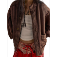 thumbnail image 3 of Womens Oversized Cardigan Long Sleeve Button Down Chunky Knit Loose Fall Sweater Coats Coffee Color M, 3 of 7