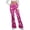 Multicolor A, variant on Womens Sequin Flare Pant Sparkly High Waisted Leg Bell Bottom Glitter Trousers for Night Out Clubwear (L, Multicolor E)