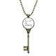 thumbnail image 1 of Todo o nada quotes Llavero Collar Colgante Bandeja Cadena Embellecida Unbranded M, 1 of 3